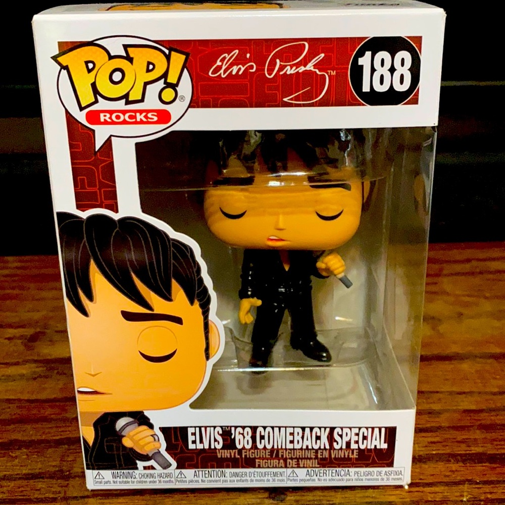 Elvis Presley 68 Comeback Special Funko Pop